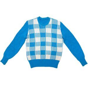 Sundazed (Austria) Structured Jacquard, Checkerboard, Mid-Century